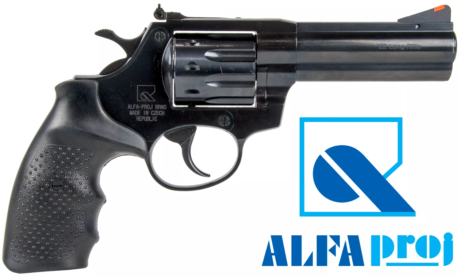 .22 LR Alfa 2241 with 4" Barrel: Blued/Synthetic